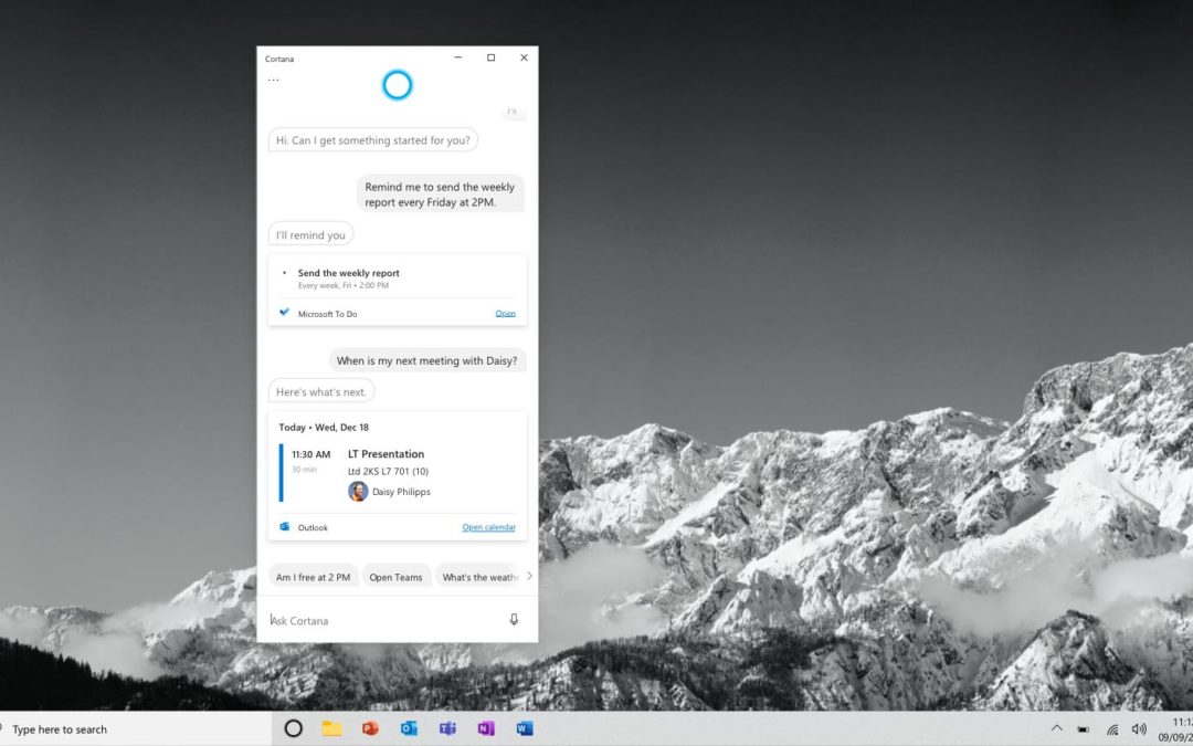 Microsoft’s Cortana drops consumer skills as it refocuses on business users